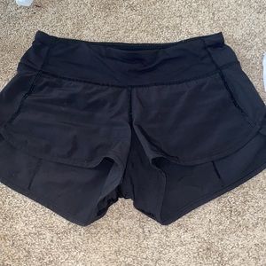 black speed up shorts